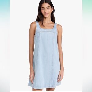 Madewell Denim A-Line Sleeveless Minidress